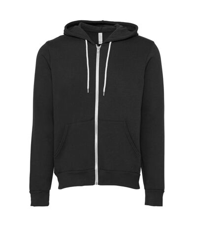 Canvas Unisex Zip-up Polycotton Fleece Hooded Sweatshirt / Hoodie () - UTBC1337