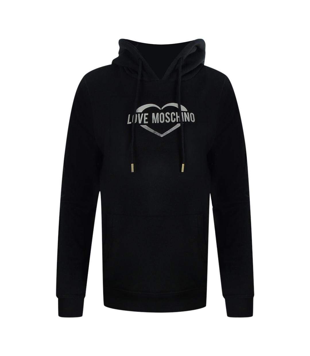 Sweat À Capuche Femme Noir Love Moschino-1