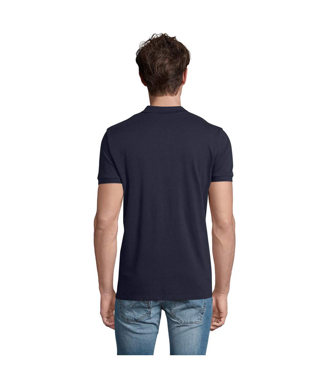Polo Planet Homme Bleu Marine Français SOLS-3