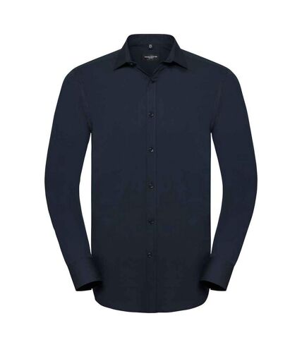 Chemise formelle ultimate homme bleu marine vif Russell Collection Russell Collection