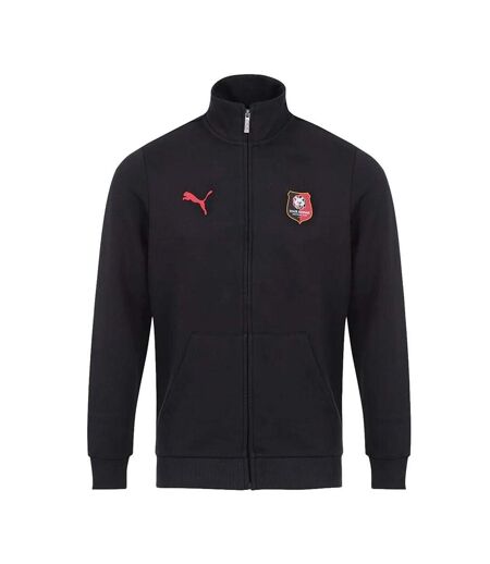 Stade rennais sweat zippé noir homme blank t