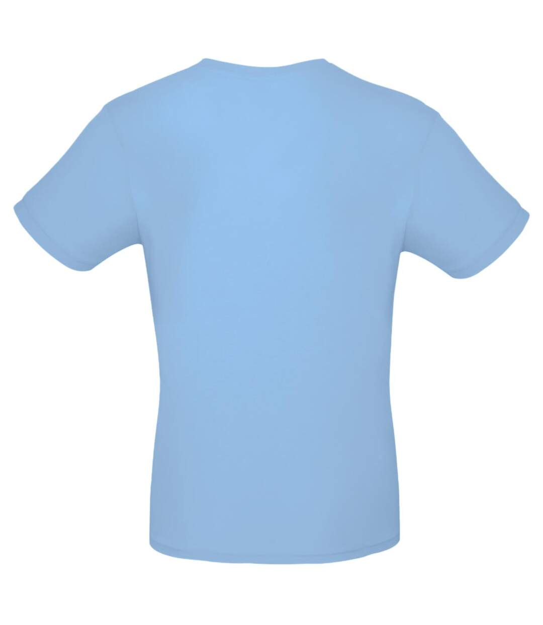 Tee-shirt B&c Mens #e150 Bleu Ciel B And C-2