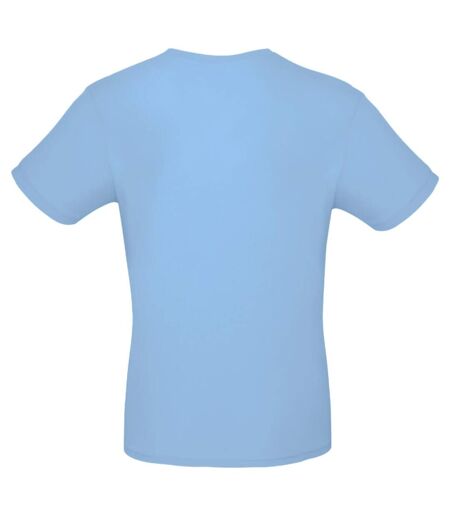 Tee-shirt B&c Mens #e150 Bleu Ciel B And C