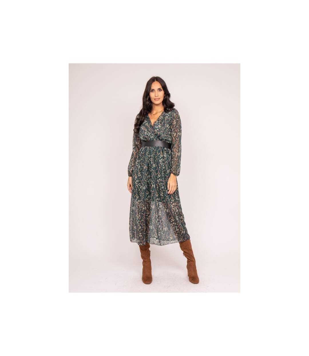 Robe longue motifs INCA - Dona X Lisa-1