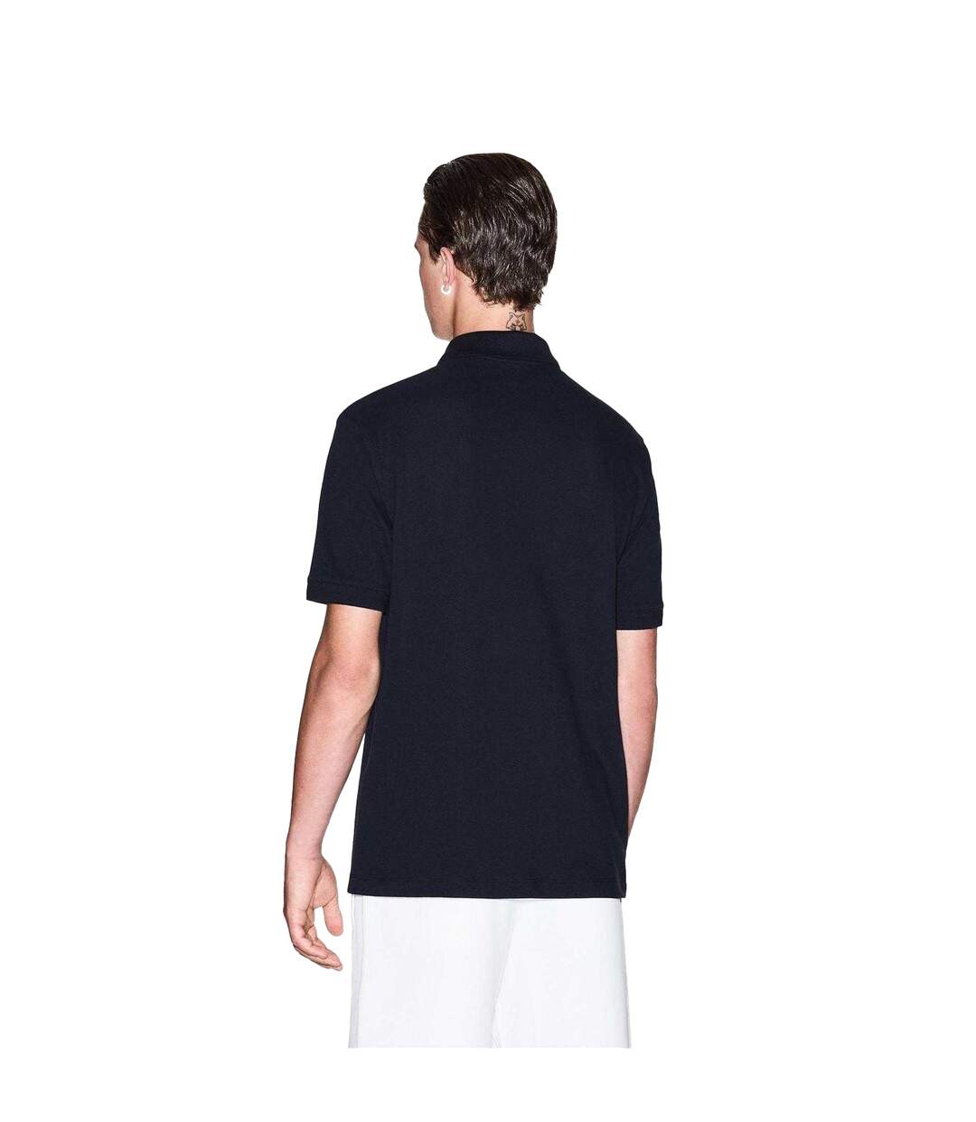 Polo Manches Courtes Homme Bleu Marine Sombre Armani Exchange-3