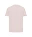 Unisex adult sierra recycled cotton lightweight t-shirt cloud pink Iqoniq-3