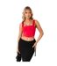 Womens/ladies Fitted Corset Top Red Missy Empire-1