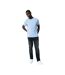 Unisex adult brett recycled cotton t-shirt sky blue Iqoniq-3