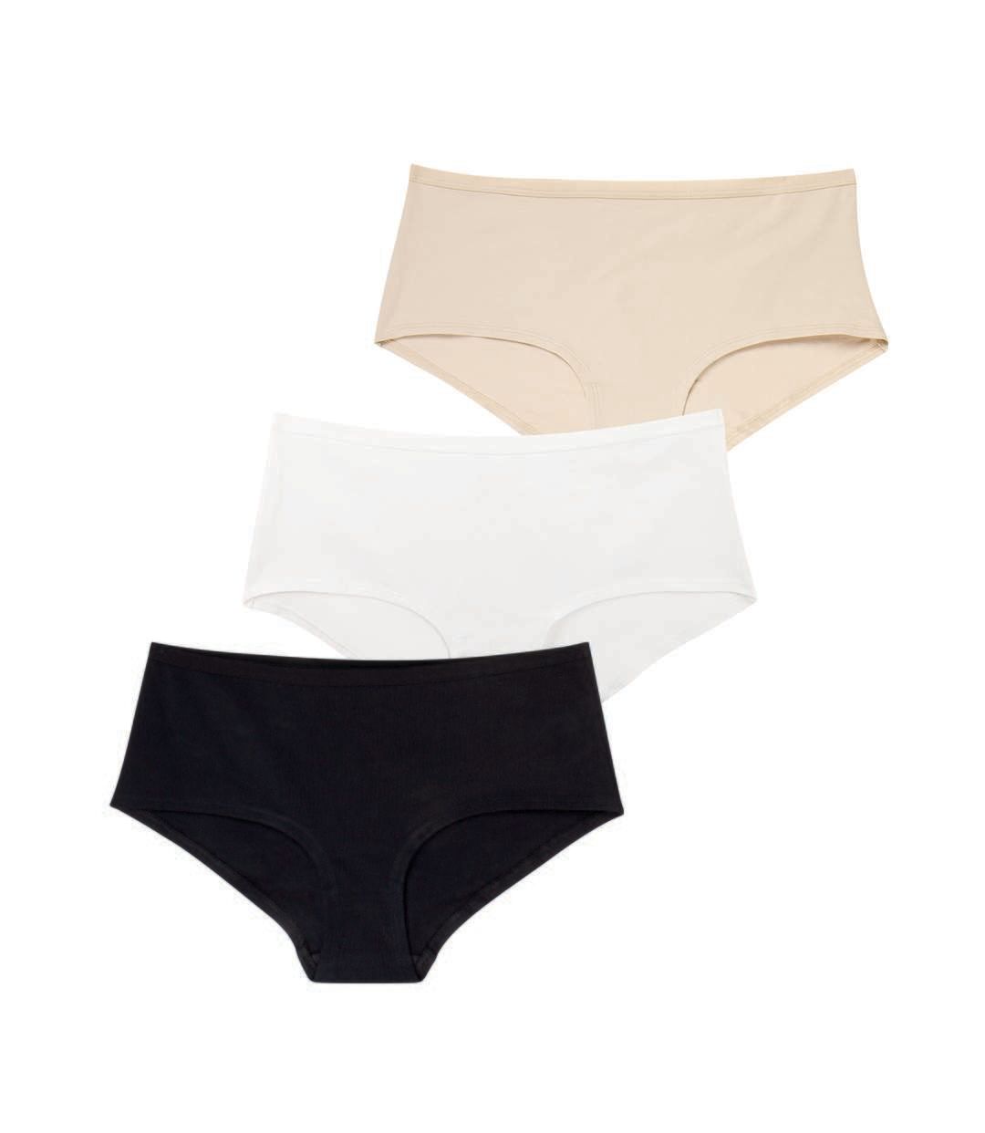 Lot de 3 shortys femme Ecopack Basic Athena-4