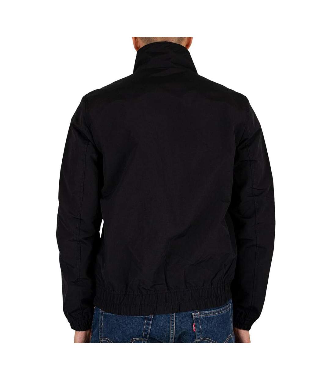 Sweat zippé noir homme tommy hilfiger essential - l-2
