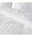 Parure de Lit 3 Pièces Heltie 260x240cm Blanc-4