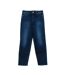 Long worn effect denim pants 6Y5J90-5D25Z woman