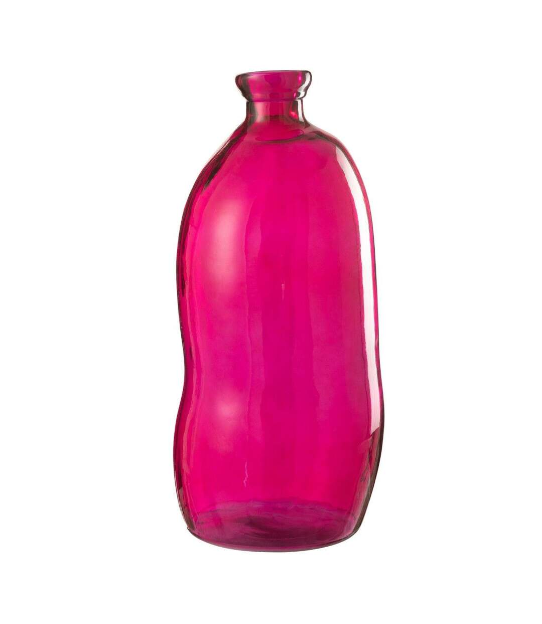 Vase Déco en Verre Mexican 73cm Fuchsia-1