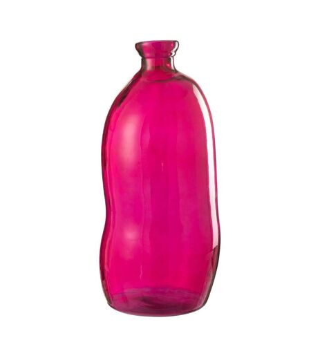 Vase Déco en Verre Mexican 73cm Fuchsia