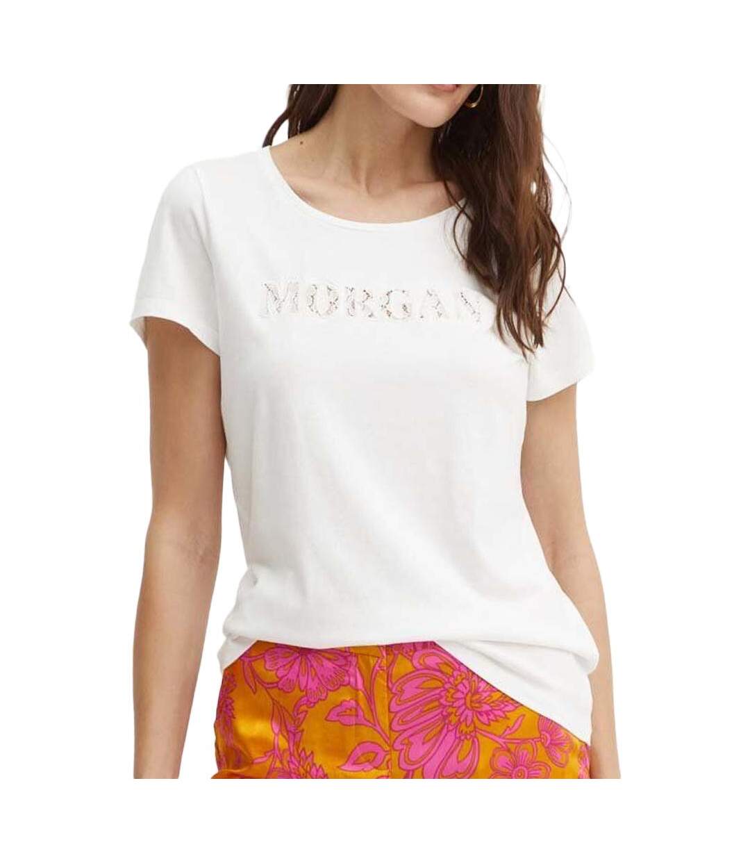 T-shirt Blanc Femme Morgan 241 DOMA - M