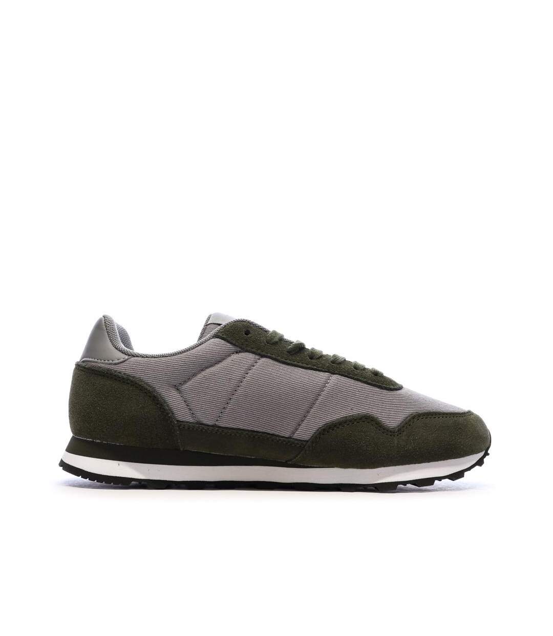 Baskets grises/kaki homme le coq sportif astra-2