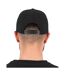 Unisex adult yupoong 5 panel snapback baseball cap black Flexfit