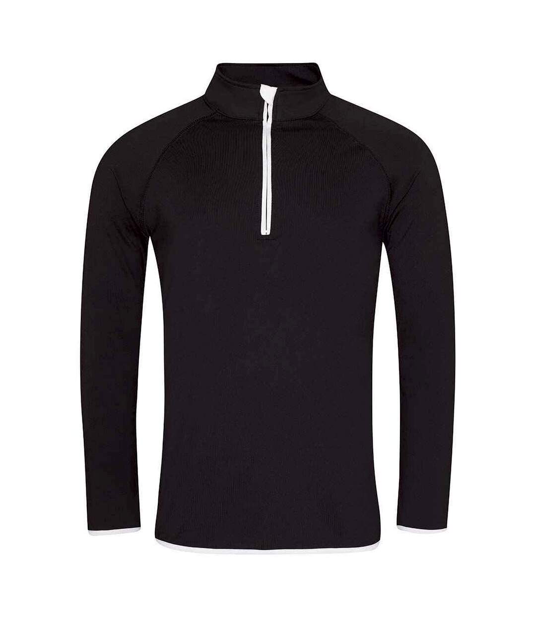 Haut de sport homme noir vif / blanc AWDis Cool