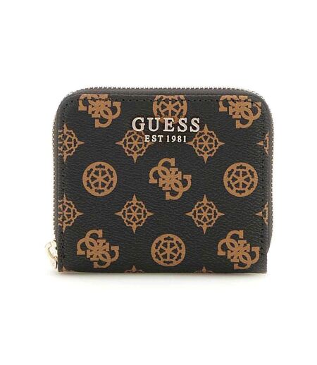 Portefeuille marron femme guess laurel slg small
