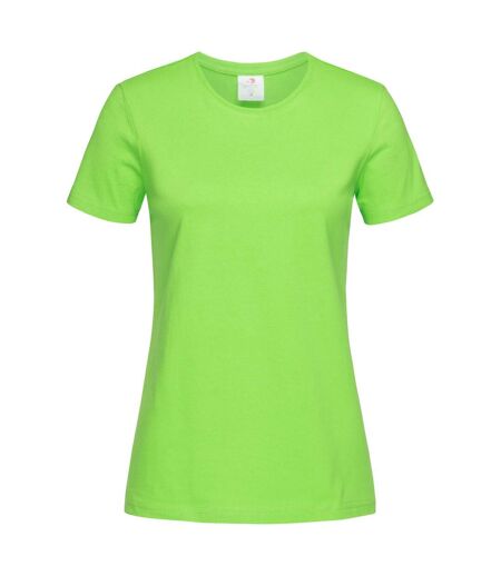 Womens/ladies classic tee kiwi Stedman