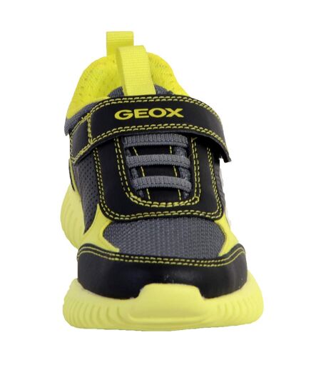 Basket Enfant Garçon Geox J Waviness B. A - GBK+TEXT