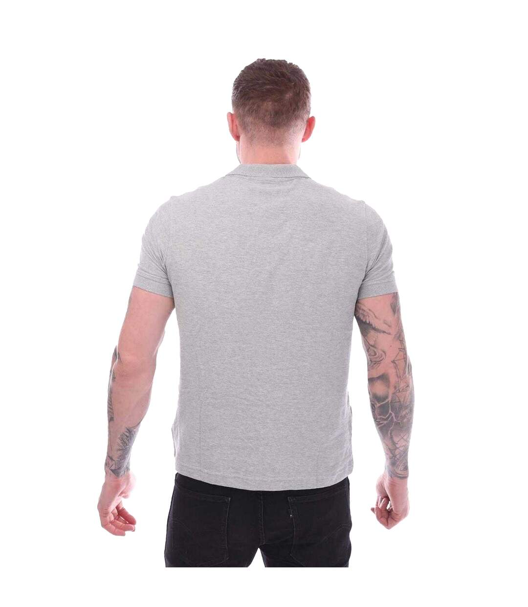 Polo Homme Gris Chiné Farah-3
