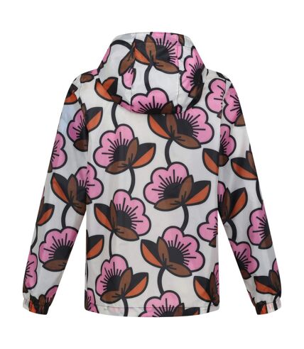 Regatta Womens/Ladies Orla Kiely Pack-It Passion Flower Waterproof Jacket (Fuchsia) - UTRG9193