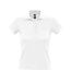 Polo people femme blanc SOLS-1