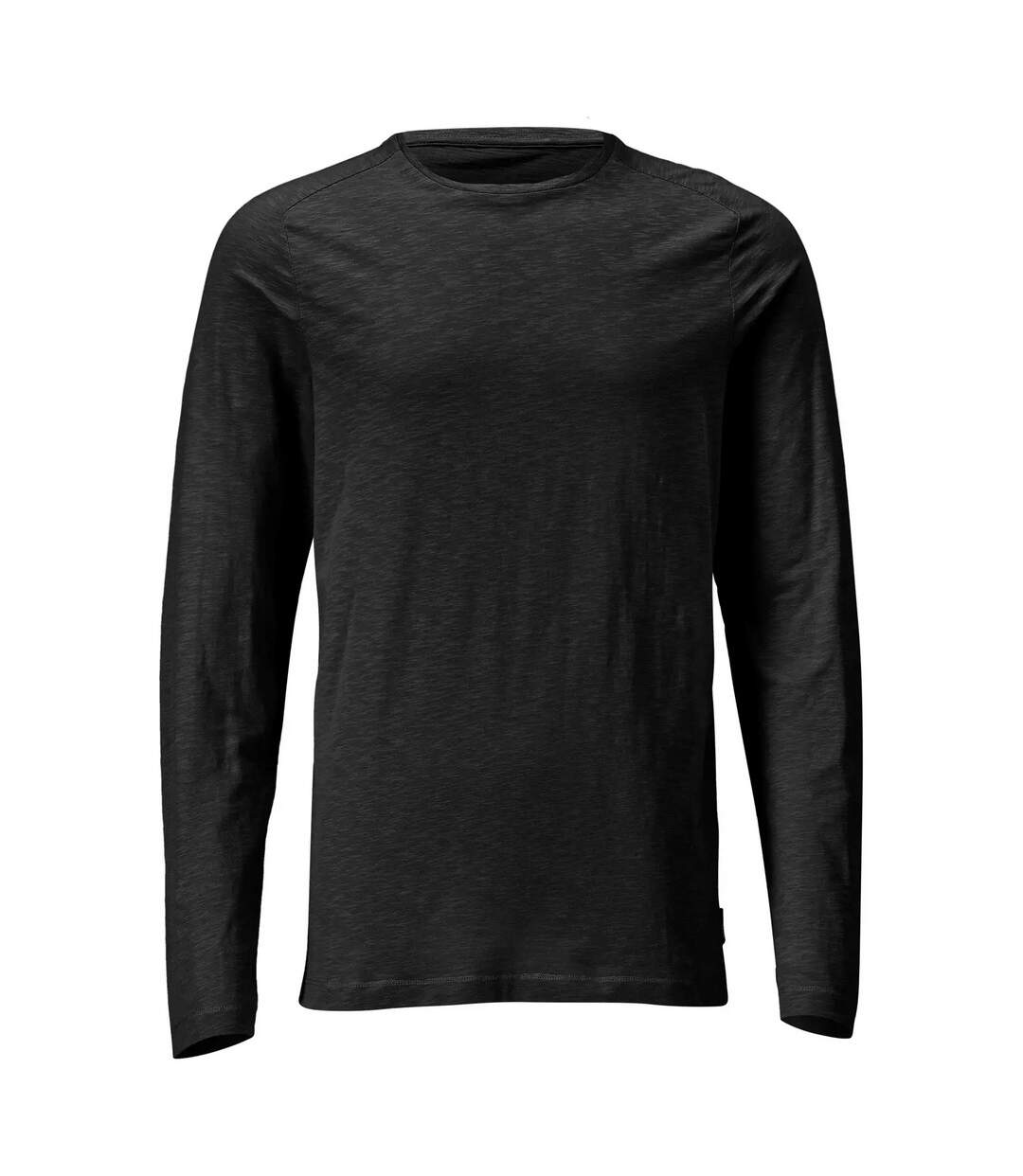 T-shirt Manches Longues Customised Homme Noir Mascot-1