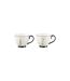 Lot de 2 Mugs en Céramique Après-Ski 45cl Blanc-1