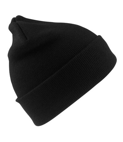Result Wooly Heavyweight Knit Thermal Winter/Ski Hat (Black) - UTBC967