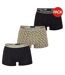 Lot De 3  Boxers Core Homme Noir Vert Imprimé Emporio Armani-1