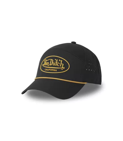 Casquette 6 panneaux adulte logo rubber print Cord Vondutch