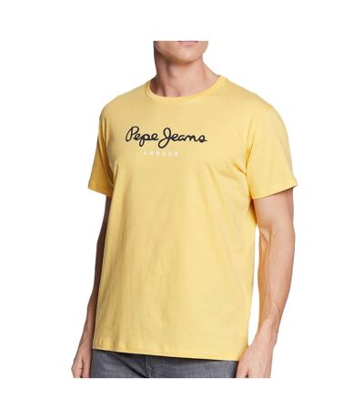 T-shirt Jaune Homme Pepe Jeans Eggo N
