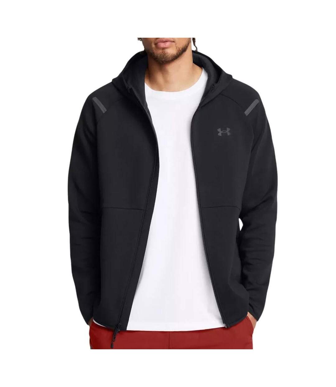 Sweat à capuche noir homme under armour unstoppable-1