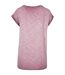 T-shirt Motif/style Teinture Par Pulvérisation Femme Bordeaux Build Your Brand-2