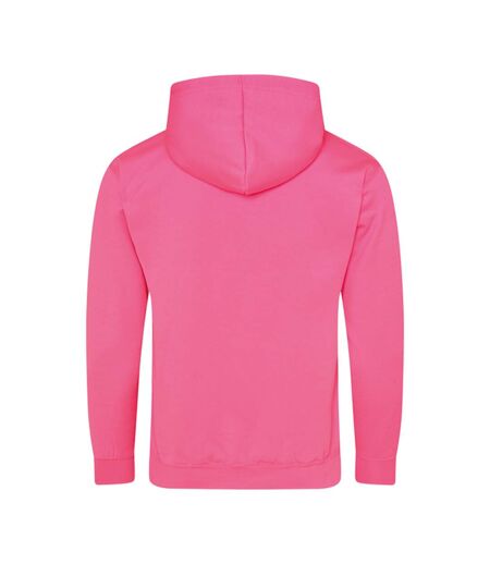 Sweat À Capuche Electric Adulte Rose Électrique Awdis