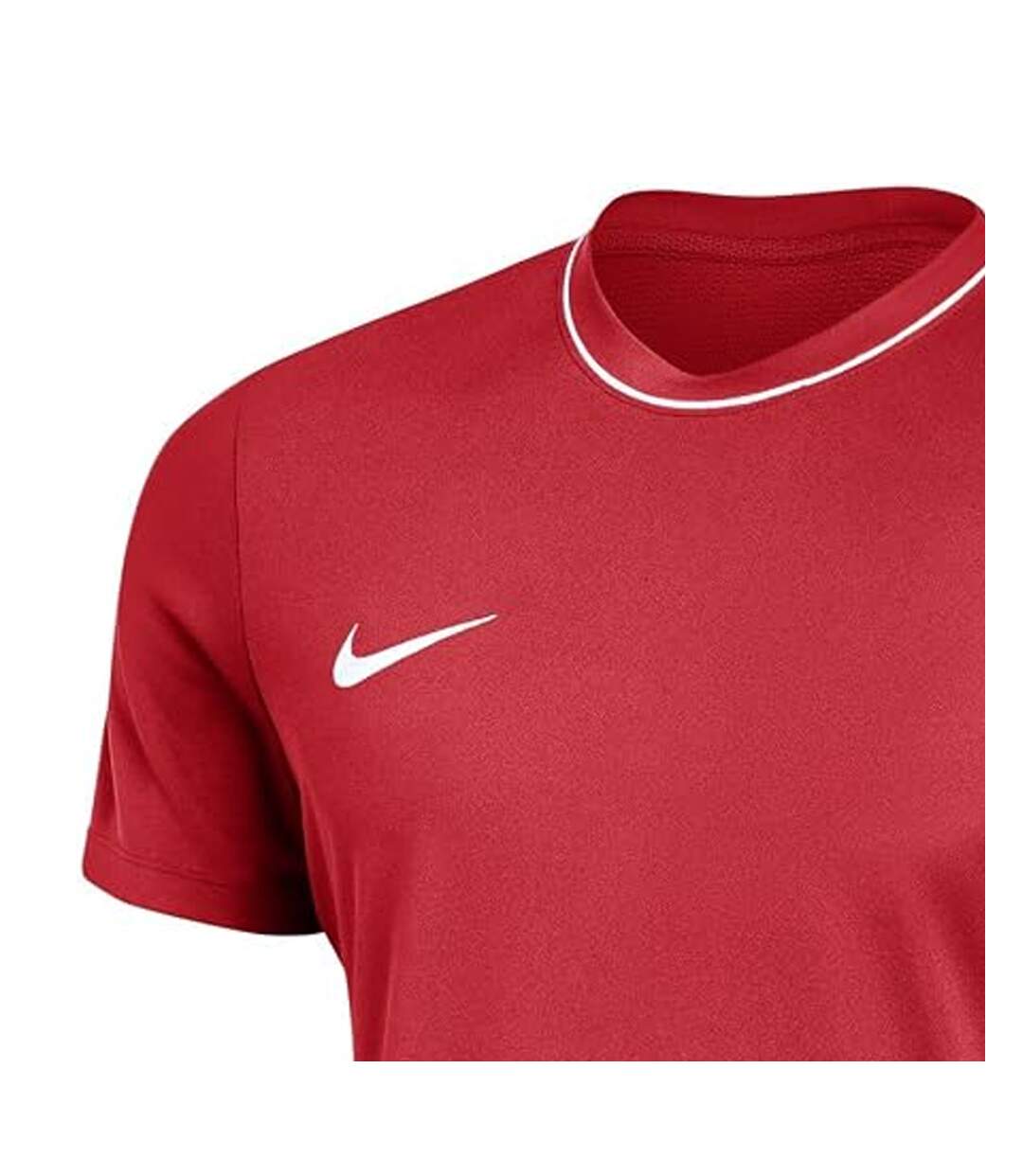 Mens Park 26 Contrast Piping Short-sleeved Jersey Red Nike-4