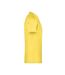 T-shirt Basic Homme Jaune James And Nicholson-3
