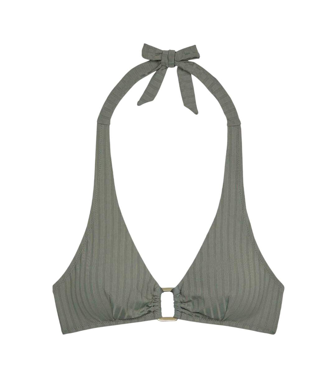 Haut De Maillot De Bain Motif/style Triangle Femme Vert Chelsea Peers-2