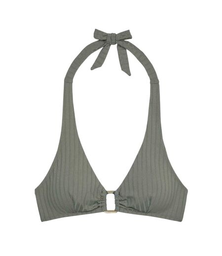 Haut De Maillot De Bain Motif/style Triangle Femme Vert Chelsea Peers