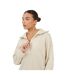 Pull Motif/style Zippé Fashion Femme Beige Gris Brave Soul-1