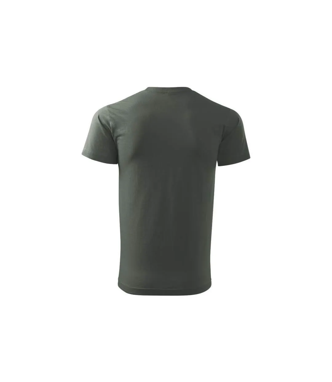 Mens Heavy New T-shirt Khaki Green Malfini-3