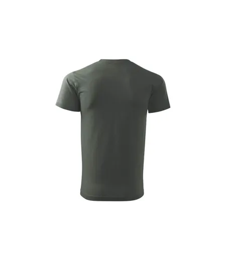 Mens Heavy New T-shirt Khaki Green Malfini