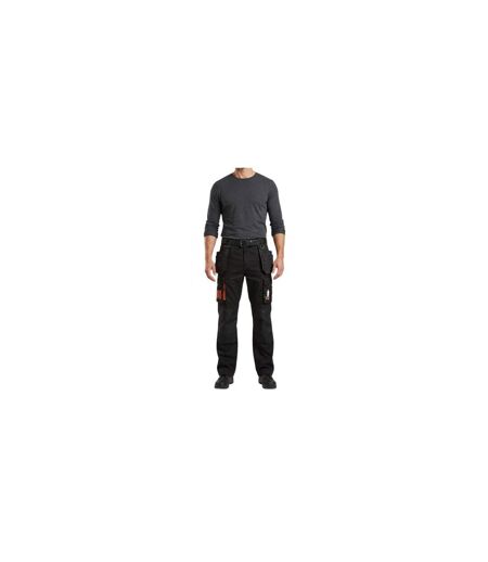 Mens Work Cargo Trousers Black Band Of Builders