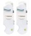 Farah - 6 Paires Chaussettes Invisibles Bambou Hommes Antid�rapantes Sport