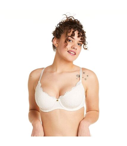 Soutien-gorge ampliforme coque moulée ivoire Gaïa