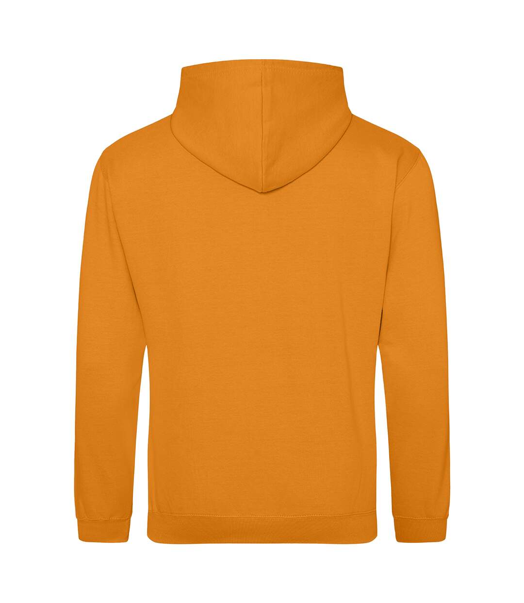 Sweat À Capuche College Adulte Orange Citrouille Awdis-2