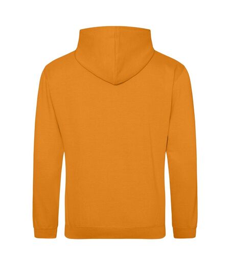Sweat À Capuche College Adulte Orange Citrouille Awdis