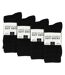 7 Pack Mens Classic Suit Socks - Soft Breathable Plain Dress Socks-2